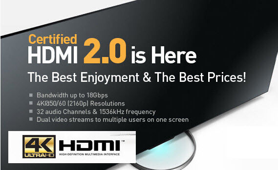 Dây HDMI 2.0 4K HDR 2160p 60Hz - Chép Free Phim 4K HDR HEVC BT2020 - 8